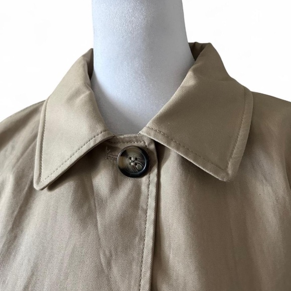 BEIGE TWILL JACKET WITH COLLAR - Picture 5 of 8